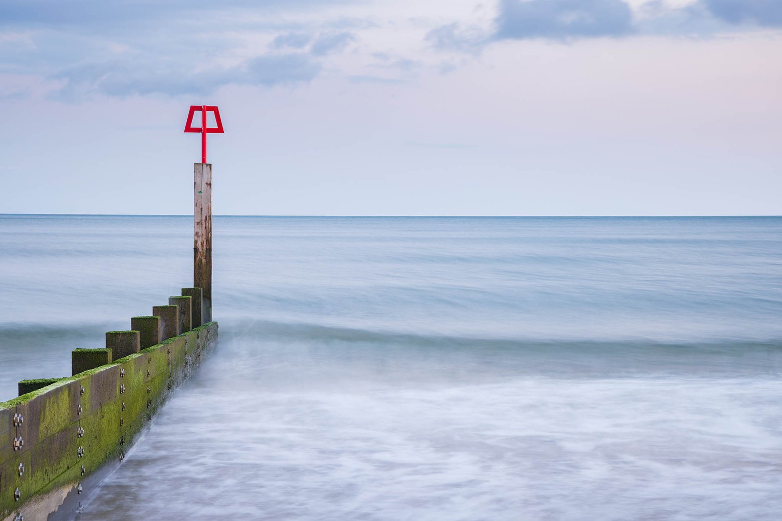 Bournemouth groyne, Dorset, England