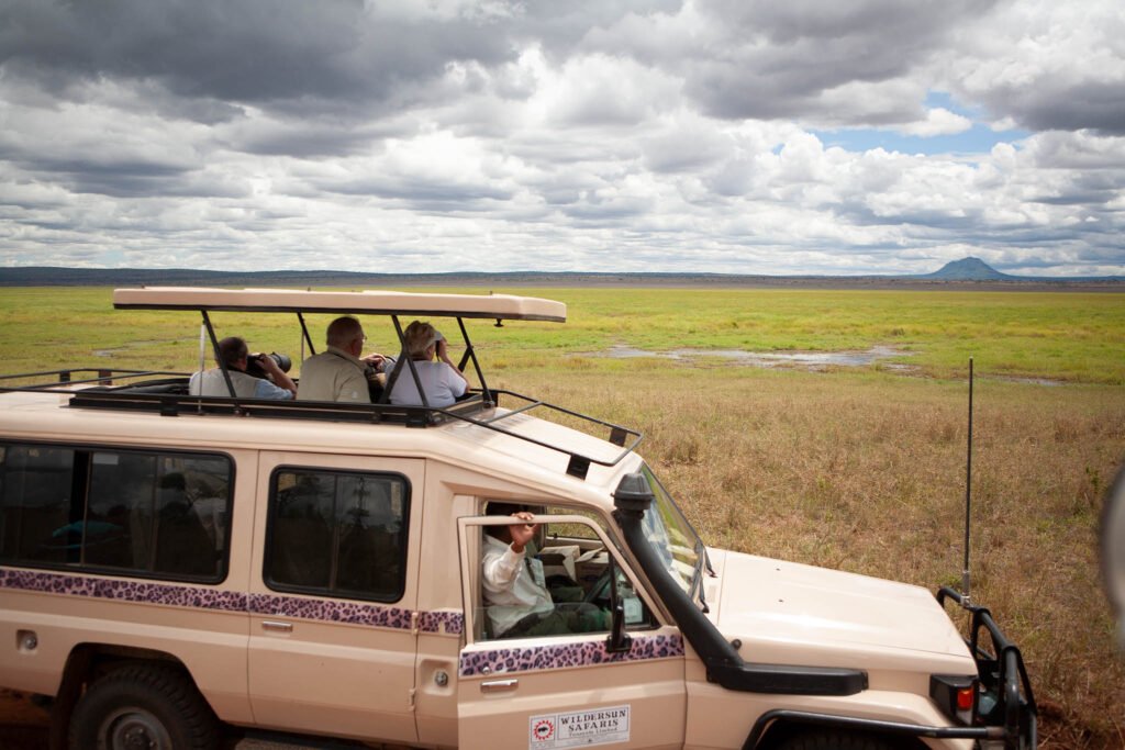 safari vehicle on our wildlife photographic safaris.
